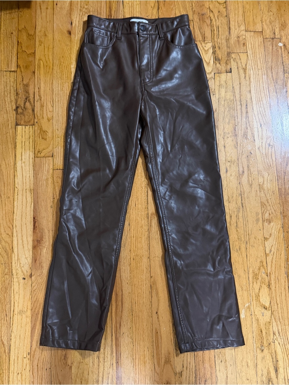 Abercrombie & Fitch Brown Leather Pants